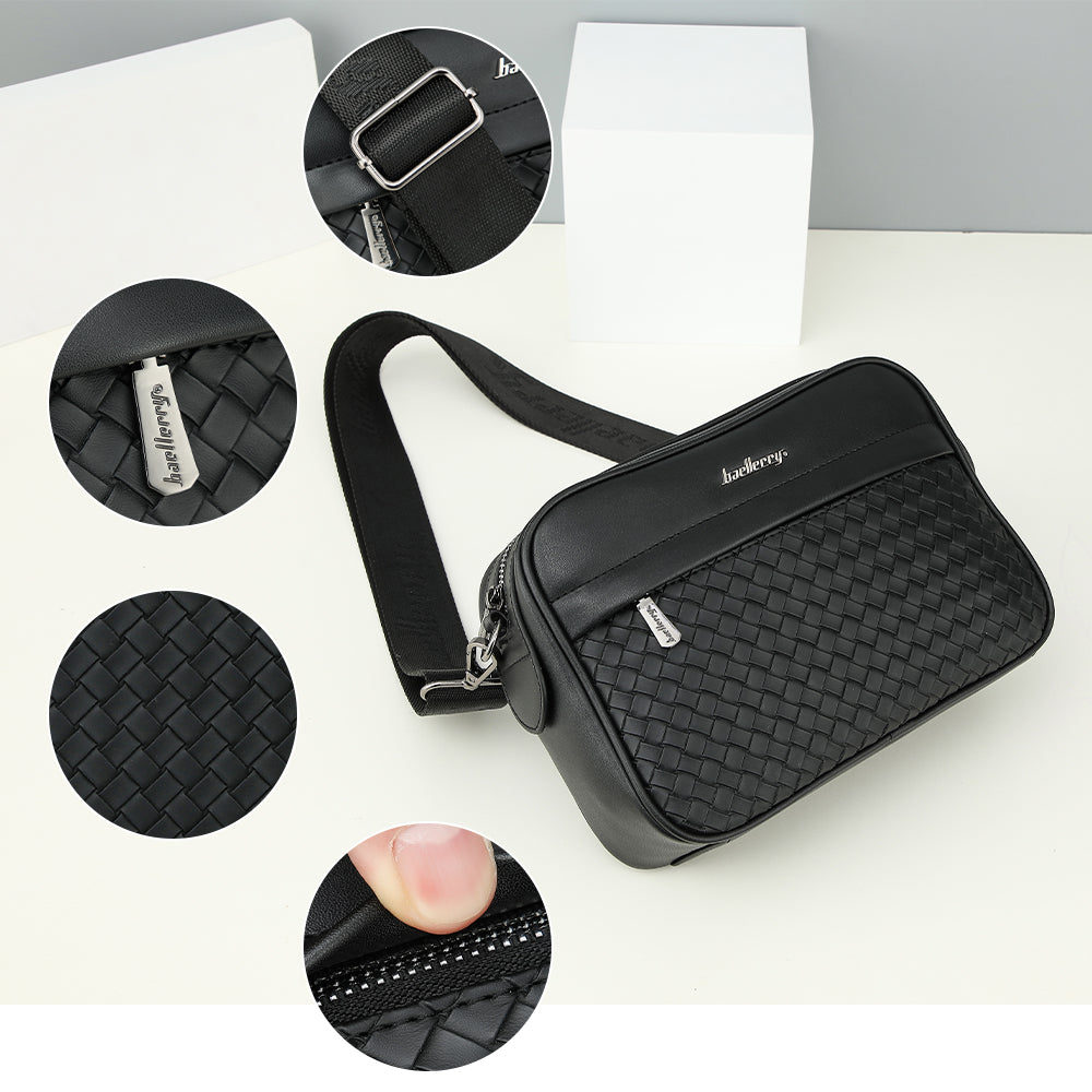 BAELLERRY N8914 Men's Crossbody Bag Briefcase PU Leather Messenger Shoulder Bag BAELLERRY N8914 Men's Crossbody Bag Briefcase PU Leather Messenger Shoulder Bag